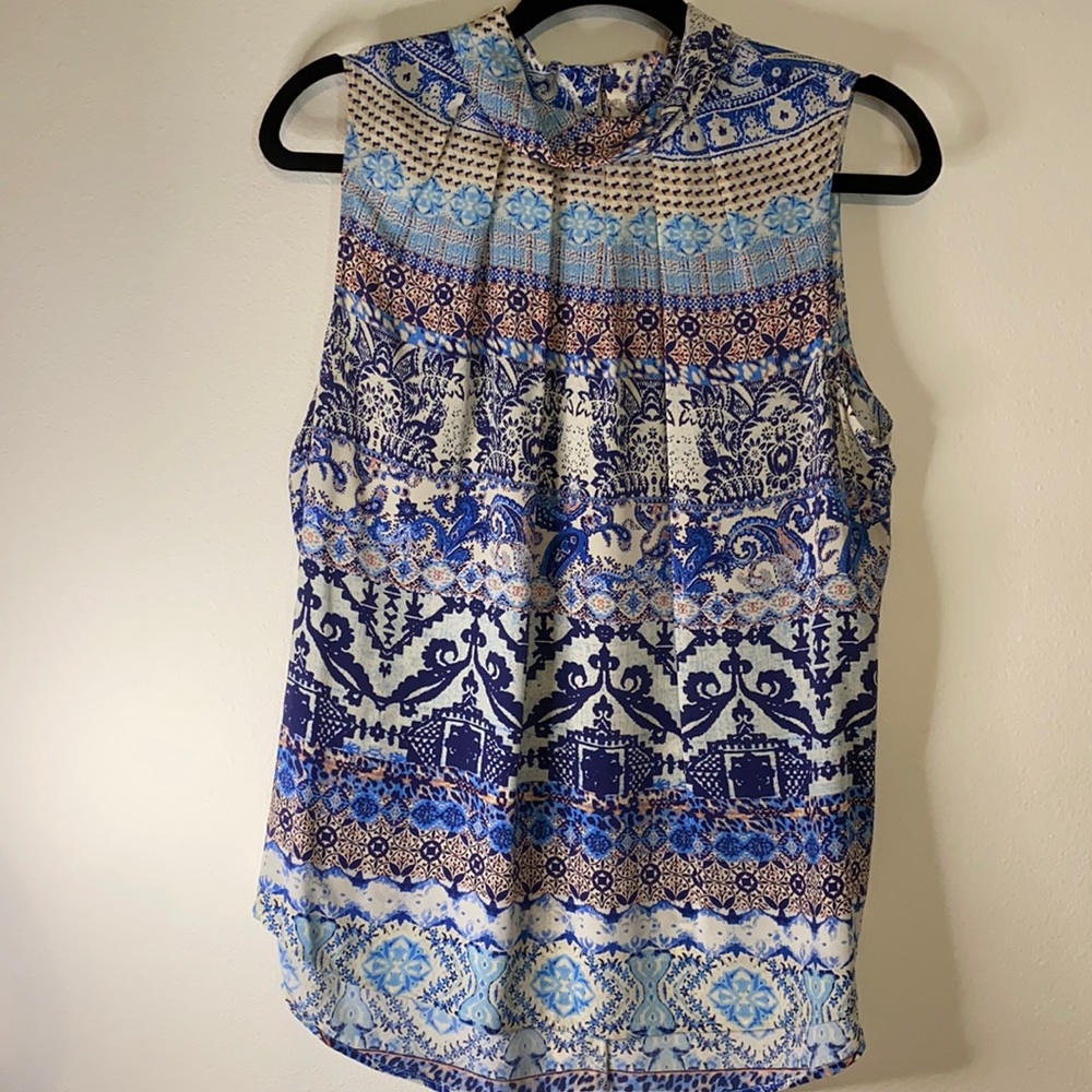 Antonio Melani Cowl Neck Swing Top (M)